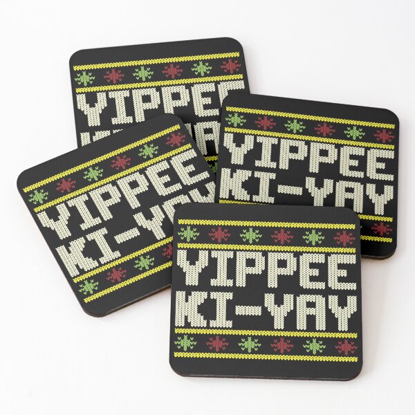 Item preview, Funny Yippee Ki-Yay Christmas Cross Stitch designed and sold by roboticaldad.