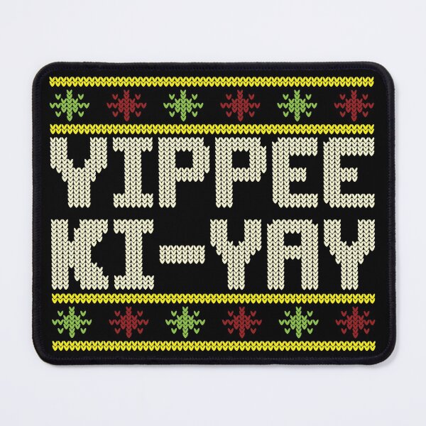 Item preview, Funny Yippee Ki-Yay Christmas Cross Stitch designed and sold by roboticaldad.