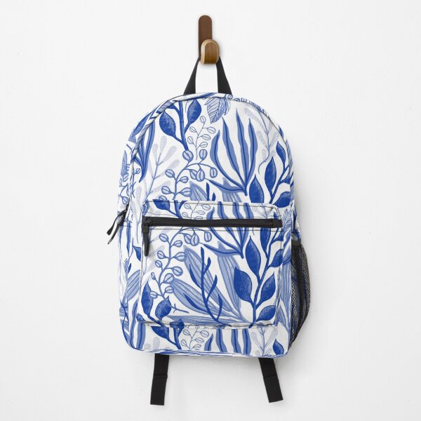 Item preview, Blue and White Vintage Flower Pattern designed and sold by myabstractmind.