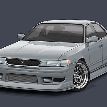 Chaser jzx90 Grey/silver | Art Print