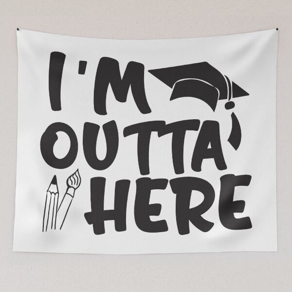 Item preview, FUNNY GRADUATION T SHIR designed and sold by DiscoVibes.