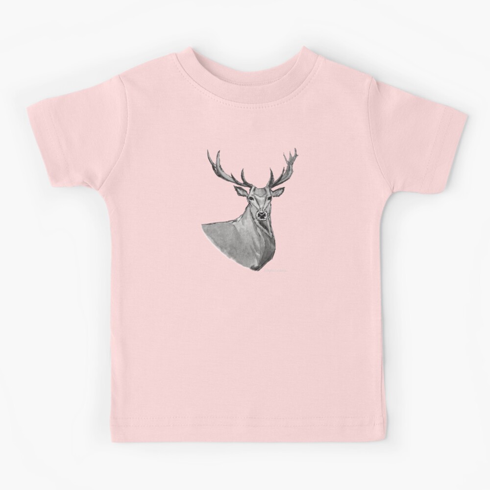 Pink Youth Elk Scene Water Bottle