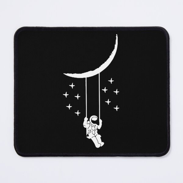 Item preview, Funny Spaceman Swing with Moon Astronat Dabbing Astrology Space Current Mood Christmas Lights Happy Holiday Gift Premium Apparel Funny Holiday Xmas designed and sold by DesignByHeartUK.