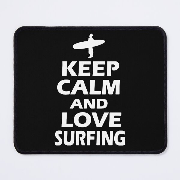 Item preview, Keep Calm and Surfboard Evolution Surfing Love Wave Riding Gift Premium Apparel Funny Holiday Xmas designed and sold by DesignByHeartUK.