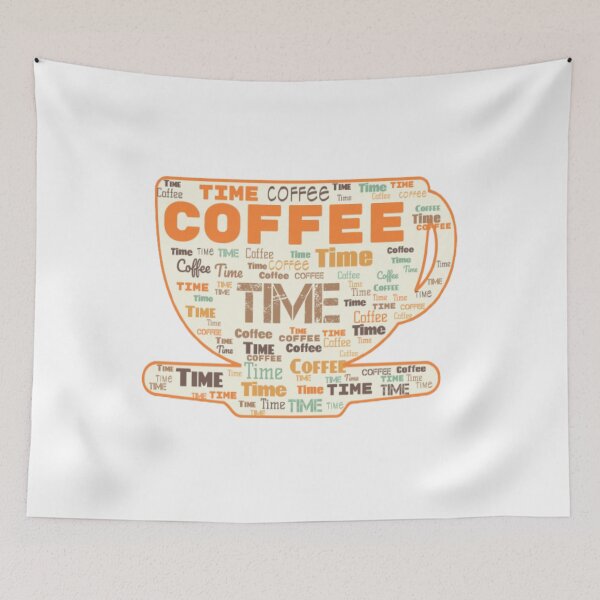 Item preview, Coffee time art design words. designed and sold by DaliaSabryTee.