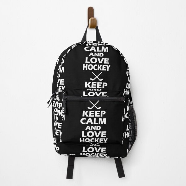 Aperçu de l'œuvre Keep Calm and Love Hockey Snow Hockey Art Design Happy Apparel Essential Inspiration Joy Mood Funny créée et vendue par DesignByHeartUK.