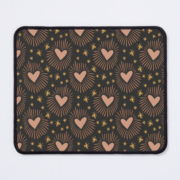 Item preview, Boho Magic Hearts and Constellations Pattern designed and sold by nouveaudecor.
