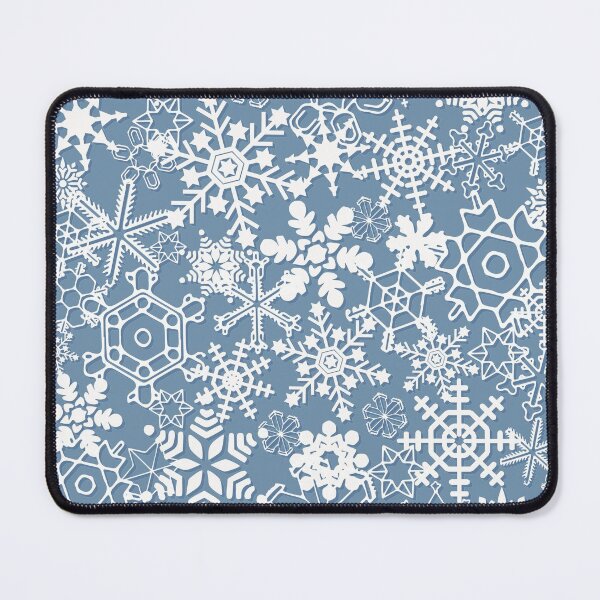 Item preview, White Snowflakes Snow Storm Icy Pattern designed and sold by TrulyEpoque.