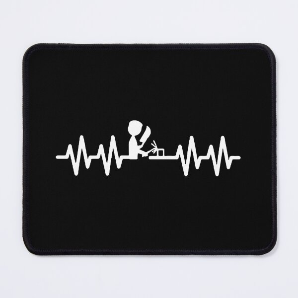 Item preview, Love Welding Heartbeat Weld Evolution of Mechanics Love Robot Human Mechanic Gift Premium Apparel Funny Holiday Xmas designed and sold by DesignByHeartUK.