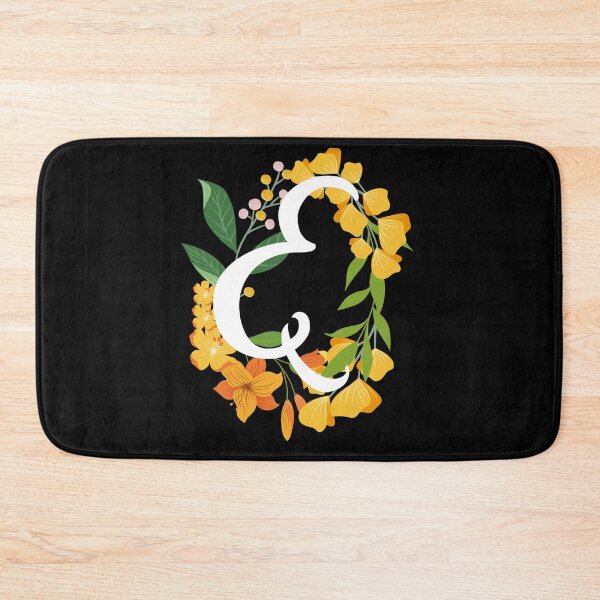 Item preview, Letter E Capital Alphabet Flowers Monogram Initial Garden designed and sold by skulltshirt.