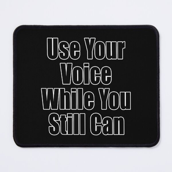 Item preview, Use Your Voice While You Still Can Freedom Anti Segregation Patriotic Vaccine Mandate designed and sold by Jason Gilbert.