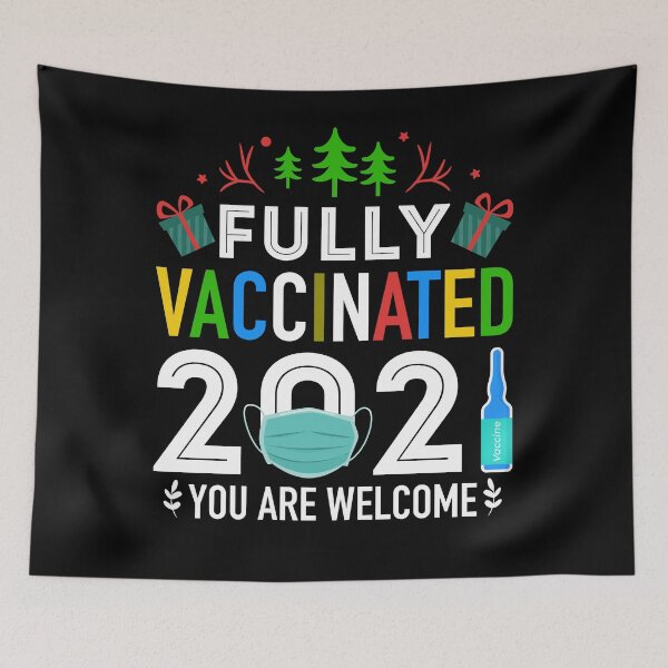 Item preview, Navidad 2021 totalmente vacunado designed and sold by JustBeReale.