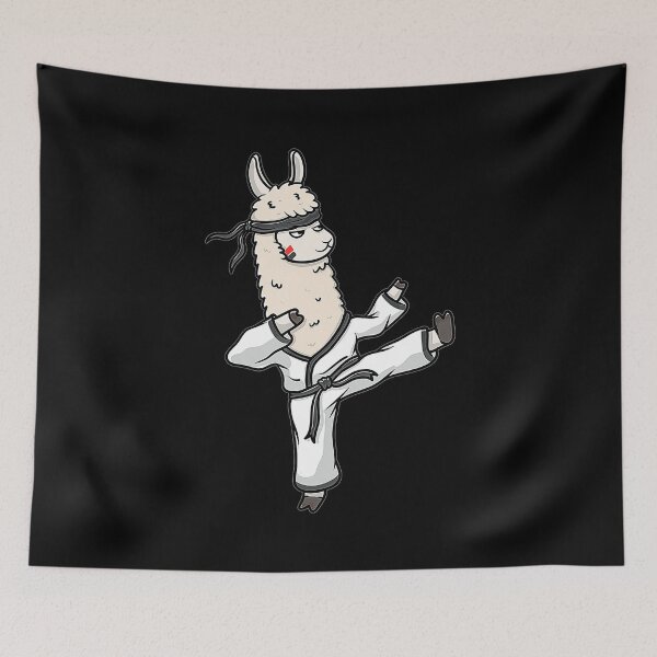 Item preview, Llama Karate Teacher  Taekwondo Sensei Lover Gift Idea  designed and sold by JotarO1xkio.