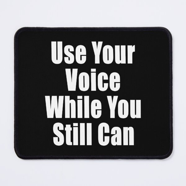 Item preview, Use Your Voice While You Still Can Freedom Anti Segregation Patriotic Vaccine Mandate designed and sold by Jason Gilbert.