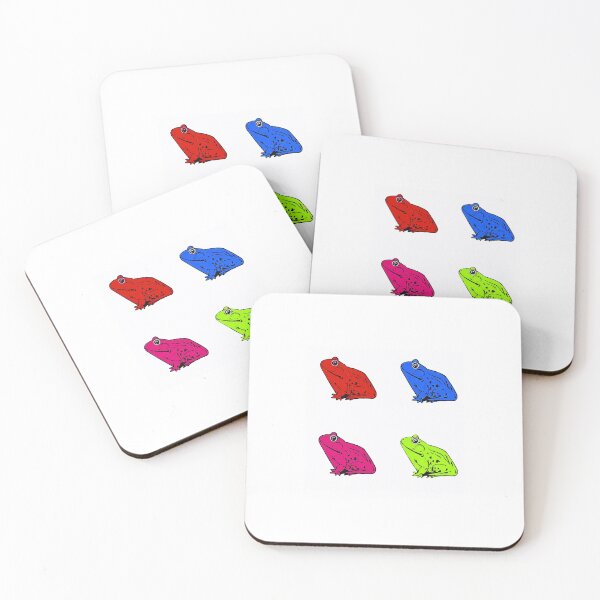 Item preview, Colourpop Frogs designed and sold by monochrome designs.