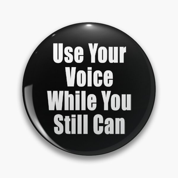 Item preview, Use Your Voice While You Still Can Freedom Anti Segregation Patriotic Vaccine Mandate designed and sold by Jason Gilbert.