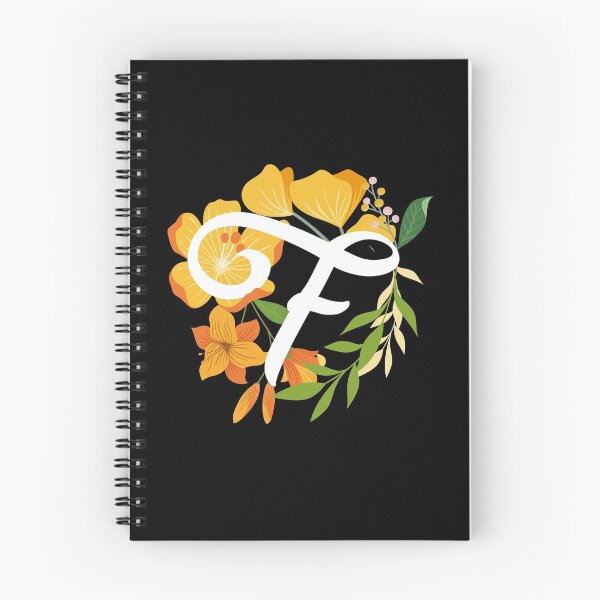 Item preview, Letter F Capital Alphabet Flowers Monogram Initial Garden designed and sold by skulltshirt.