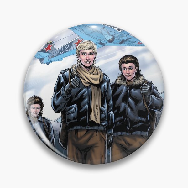 Item preview, White Lily Female World War 2 Fighter pilots designed and sold by jackscomics.