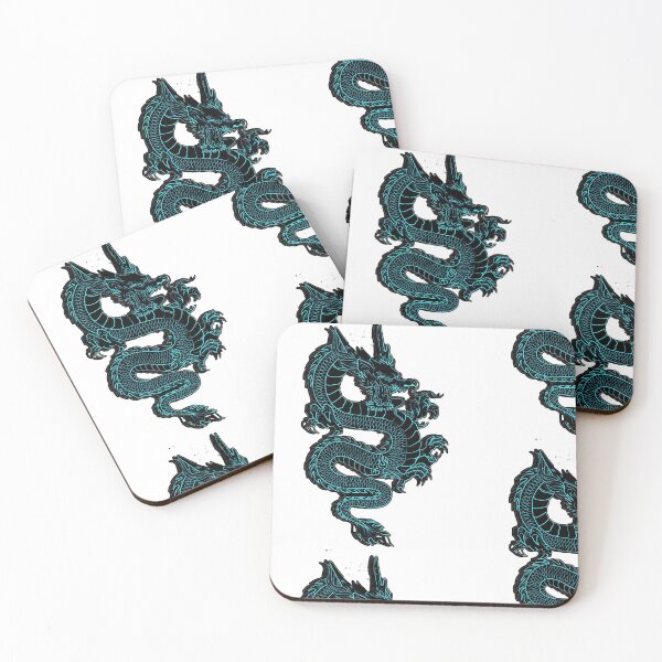 Item preview, blue dragon designed and sold by monochrome designs.