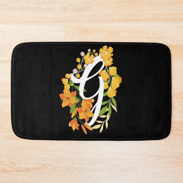 Item preview, Letter G Capital Alphabet Flowers Monogram Initial Garden designed and sold by skulltshirt.
