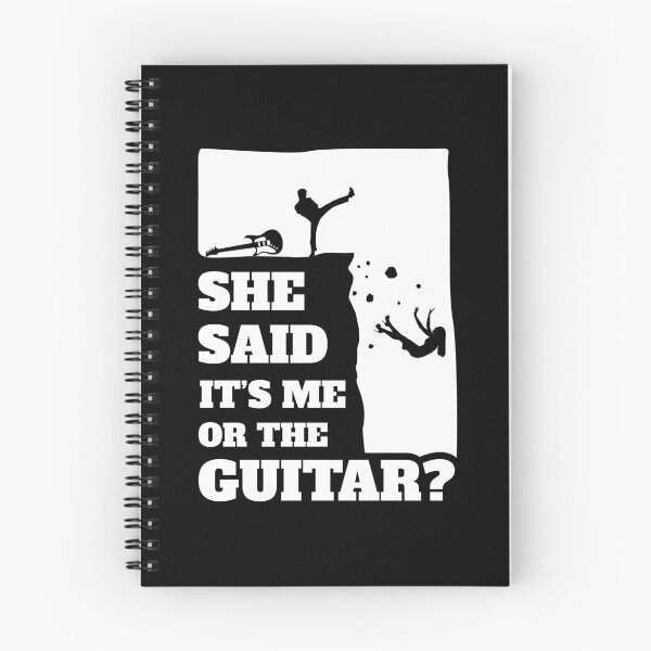 Item preview, Mens She Said Its Me Or The Guitar? Funny guitarist graphic designed and sold by theodoros20.