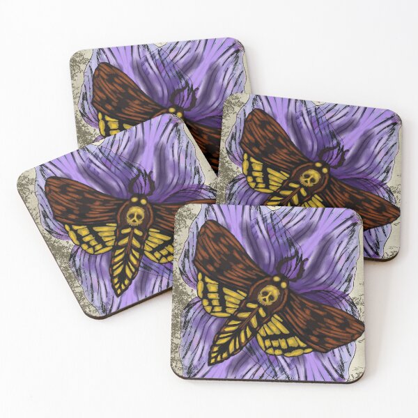 Item preview, Death's head moth: Tablet cases designed and sold by IzulLuz.