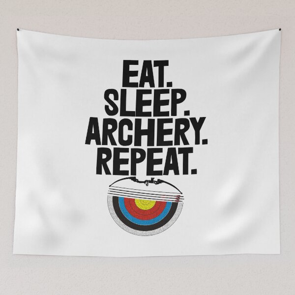 Item preview, Eat Sleep Archery Repeat designed and sold by Bendthetrend.