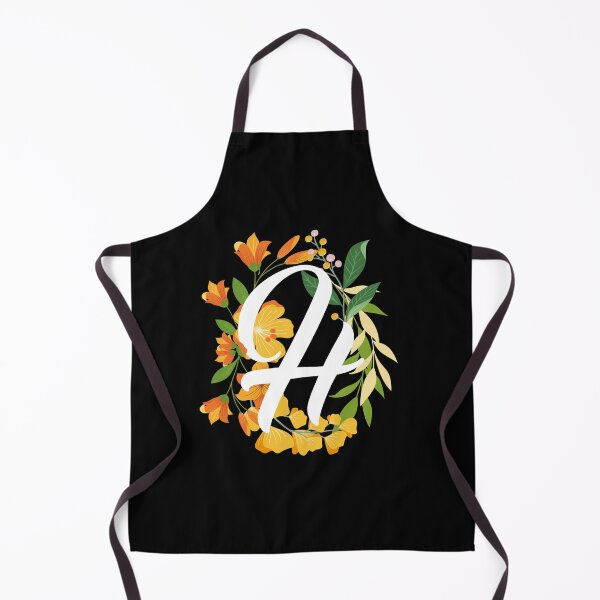 Item preview, Letter H Capital Alphabet Flowers Monogram Initial Garden designed and sold by skulltshirt.