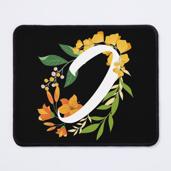Item preview, Letter I Capital Alphabet Flowers Monogram Initial Garden designed and sold by skulltshirt.