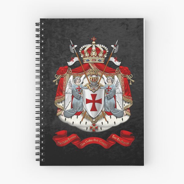 Item preview, Knights Templar - Coat of Arms over Black Velvet designed and sold by Serge Averbukh Art Studio.