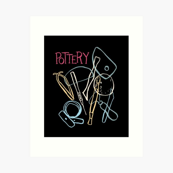 Item preview, Pottery Tools T Shirt designed and sold by Teequeque.