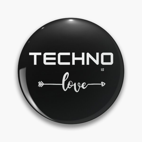 Item preview, techno is love  designed and sold by Artycreative1.