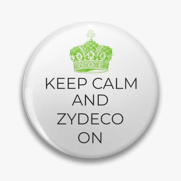 Item preview, Keep Calm and Zydeco On - Green crown designed and sold by hardscuffle.