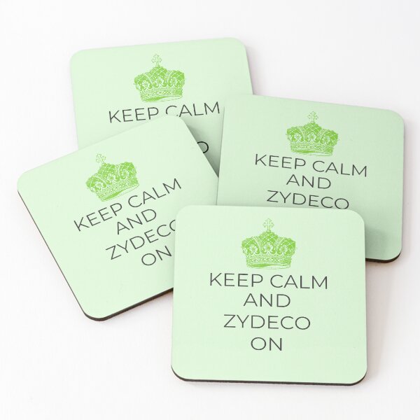 Item preview, Keep Calm and Zydeco On - Green crown designed and sold by hardscuffle.