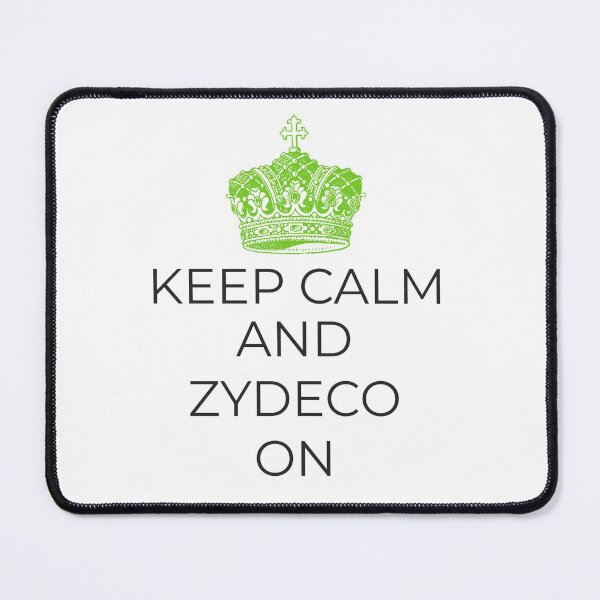 Item preview, Keep Calm and Zydeco On - Green crown designed and sold by hardscuffle.