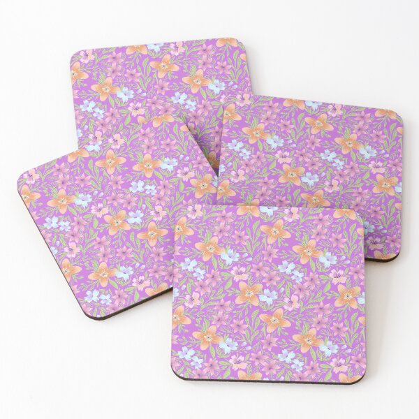 Item preview, Cute Purple Flowers Pattern  designed and sold by UrFavB.