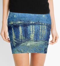 Minifalda Vincent van Gogh - Noche estrellada sobre el Ródano