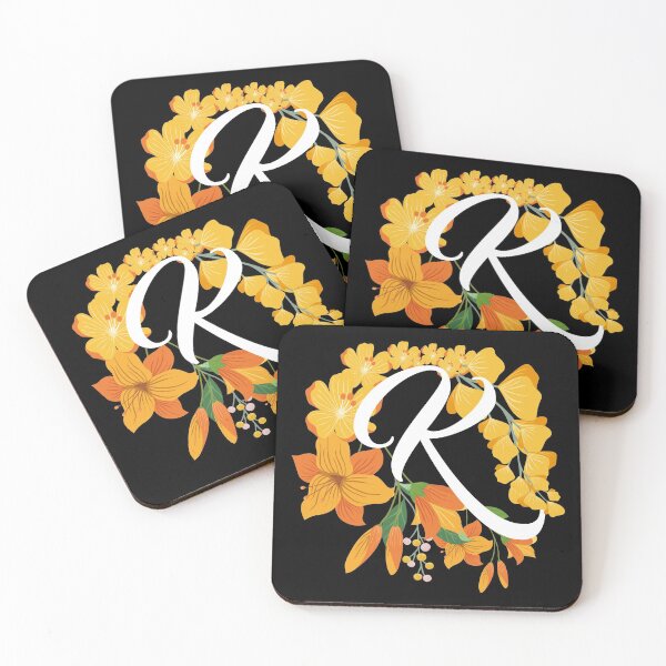 Item preview, Letter k Capital Alphabet Flowers Monogram Initial Garden designed and sold by skulltshirt.