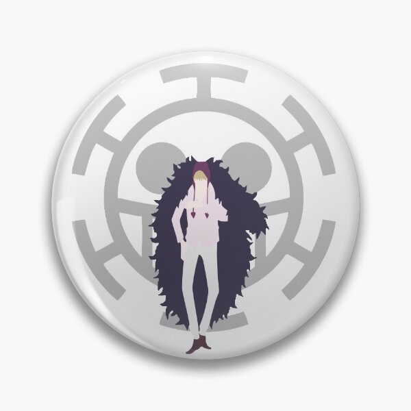 Item preview, Corazon one piece manga minimalist design art designed and sold by LeCoffre.