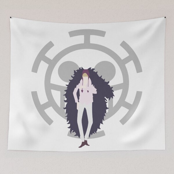 Item preview, Corazon one piece manga minimalist design art designed and sold by LeCoffre.