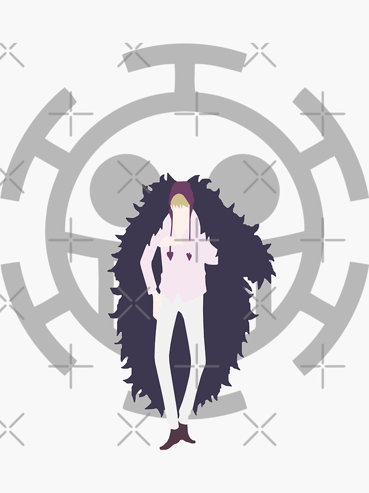 Corazon one piece manga minimalist design art