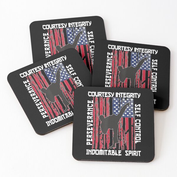 Item preview, Martial Artist 5 Tenets US Patriotic American Flag TaeKwonDo  designed and sold by JotarO1xkio.