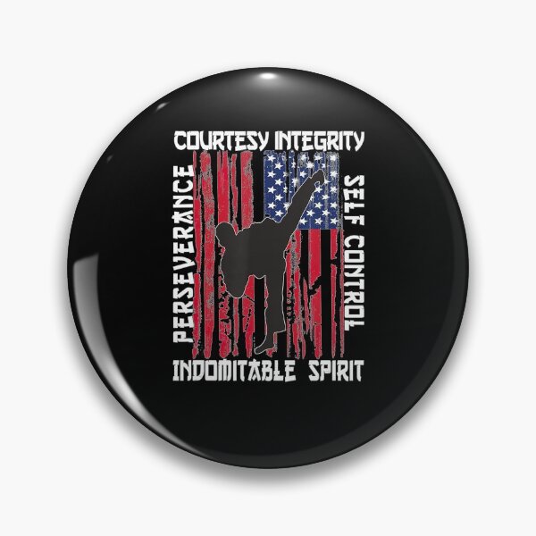 Item preview, Martial Artist 5 Tenets US Patriotic American Flag TaeKwonDo  designed and sold by JotarO1xkio.