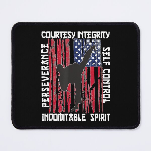 Item preview, Martial Artist 5 Tenets US Patriotic American Flag TaeKwonDo designed and sold by JotarO1xkio.