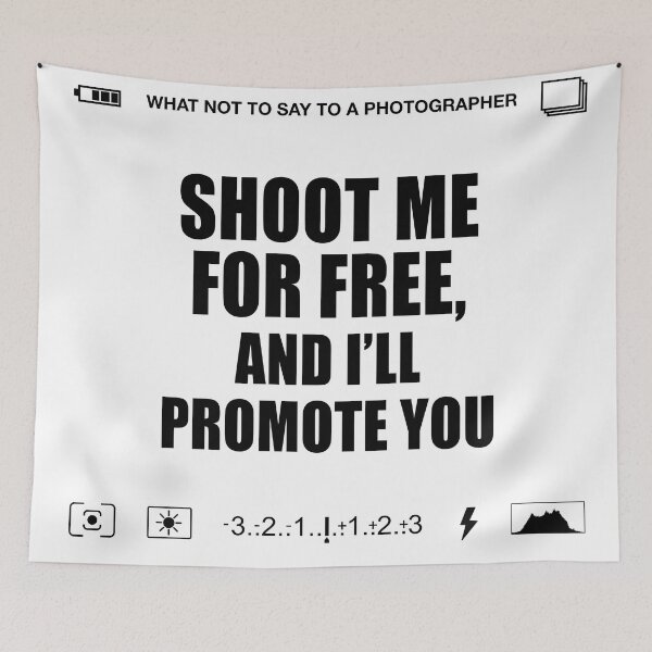 Item preview, I'm a professional photographer Shoot me for free funny quote designed and sold by cinemadnesshirt.