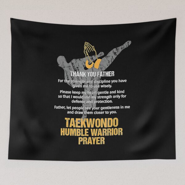 Item preview, Martial Artist Prayer Taekwondo THumble Warrior Gift  designed and sold by JotarO1xkio.