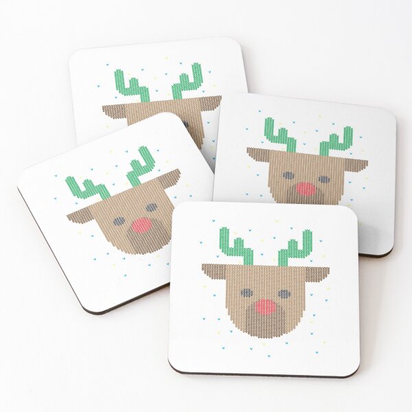Item preview, Cute Christmas Rudolph Reindeer Cross Stitch designed and sold by roboticaldad.