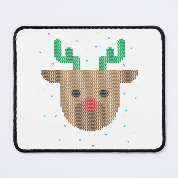 Item preview, Cute Christmas Rudolph Reindeer Cross Stitch designed and sold by roboticaldad.