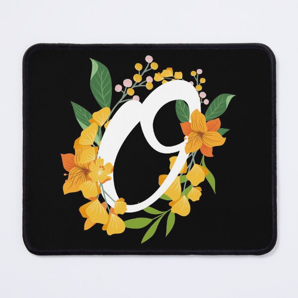 Item preview, Letter O Capital Alphabet Flowers Monogram Initial Garden designed and sold by skulltshirt.
