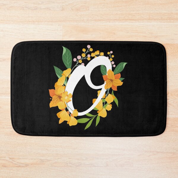 Item preview, Letter O Capital Alphabet Flowers Monogram Initial Garden designed and sold by skulltshirt.